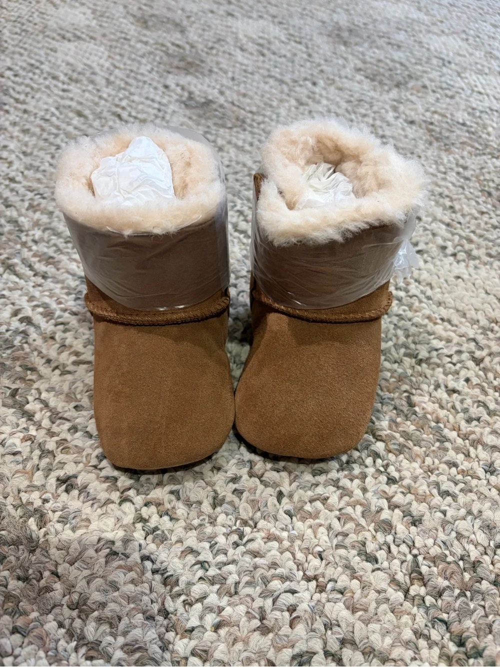 UGG Kids Chestnut Suede Bow boots
